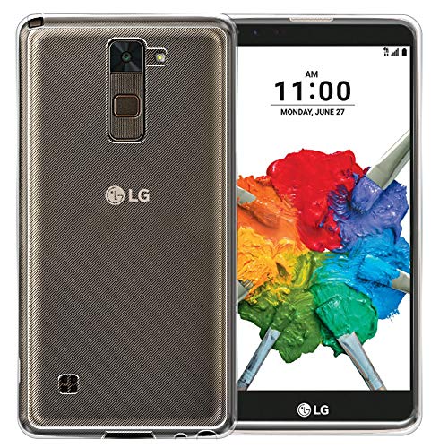 ReelWonder Natural Tactility Back Bumper Protective Silicone Soft TPU Case Cover Skin Compatible with LG Stylo 2 Plus MS550 MetroPCS