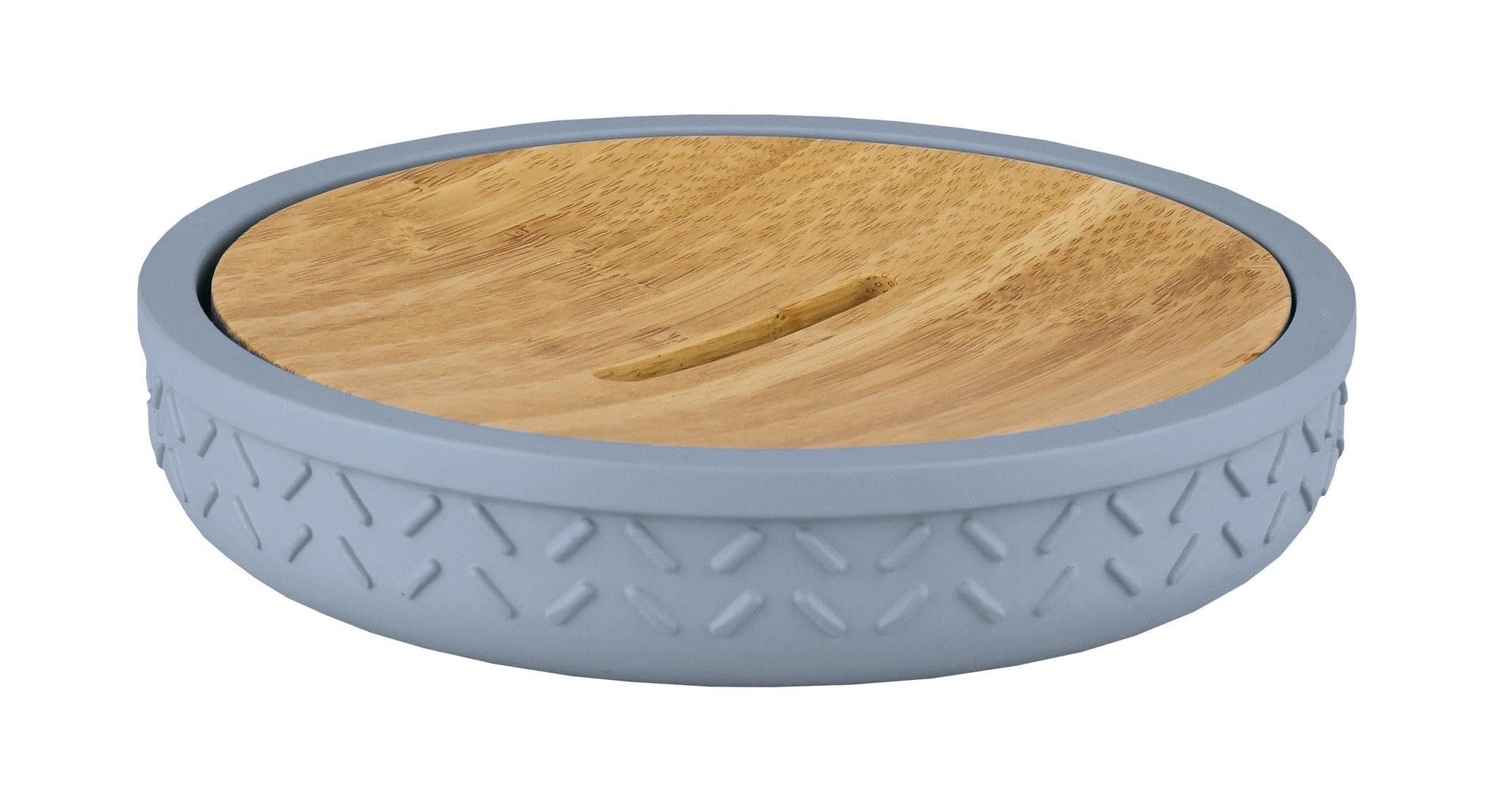 Kleine Wolke Accessories, Resin Bamboo, Iceblue, Länge 11,9 cm, Breite 11,9 cm, Höhe 2,5 cm