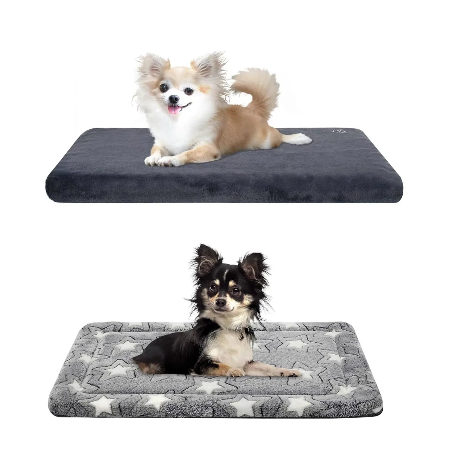 Tapis de cage pour chien réversible parfait pour la maison et les voyages