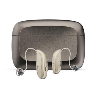 Jabra Enhance Select M1 Swift - FDA-Cleared Self-Fit Hearing Aids, Sand