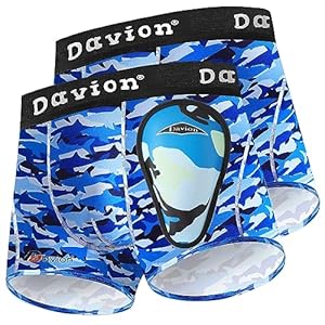 Davion Youth Boys Baseball Cup Underwear with Soft Protective Athletic Cup Compression Shorts for Baseball,Football, Lacrosse