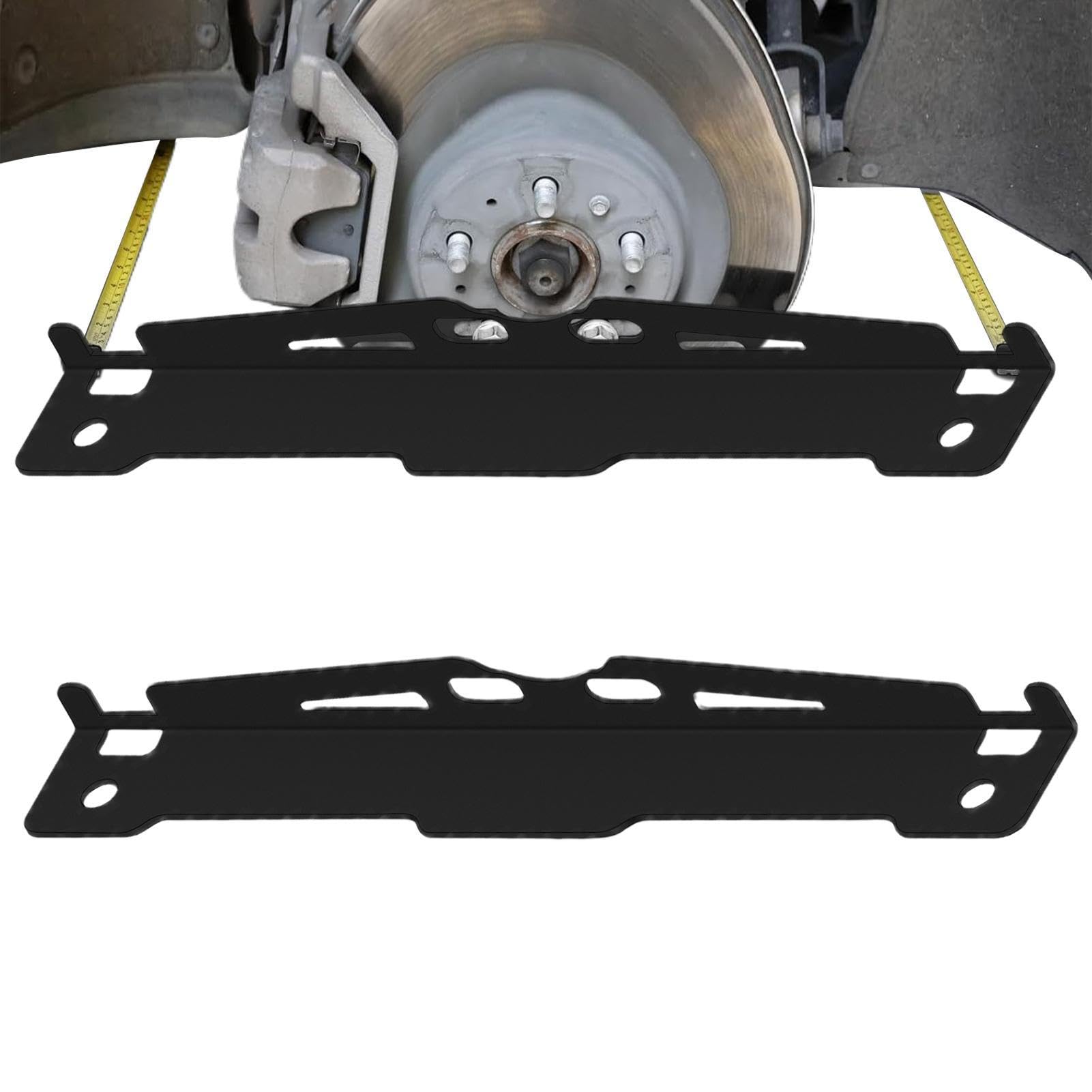 Herramienta De Alineación Del Extremo Frontal - Herramienta De Calibración | Accesorios automotrices de precisión, herramienta de alineación de ruedas con placas de punta para vehículo, camión, RV, SUV