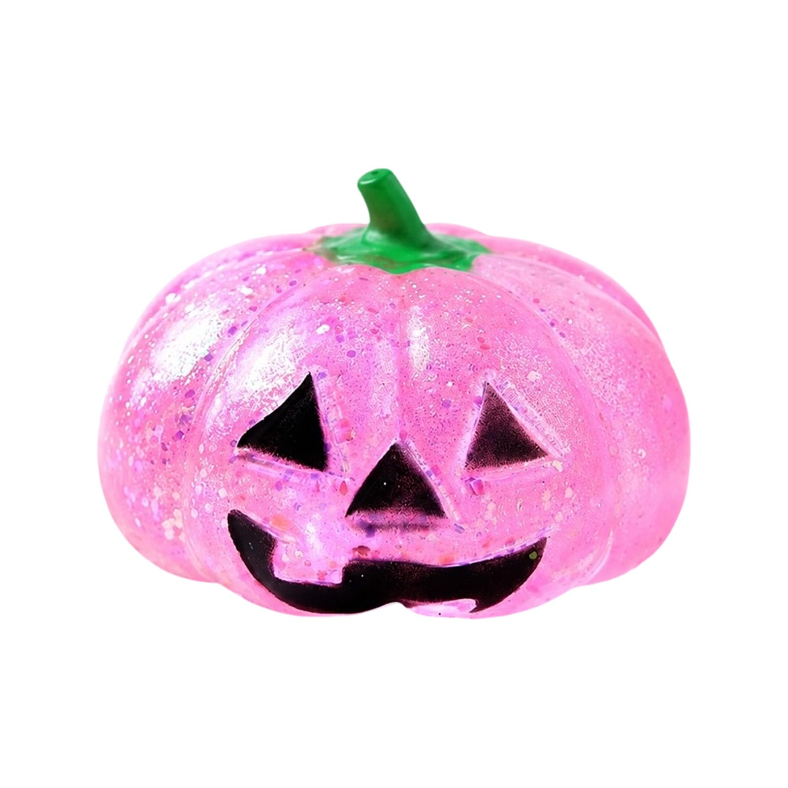 Glitter Pumpkin Stress Ball, Halloween Squishy Fidget Toy