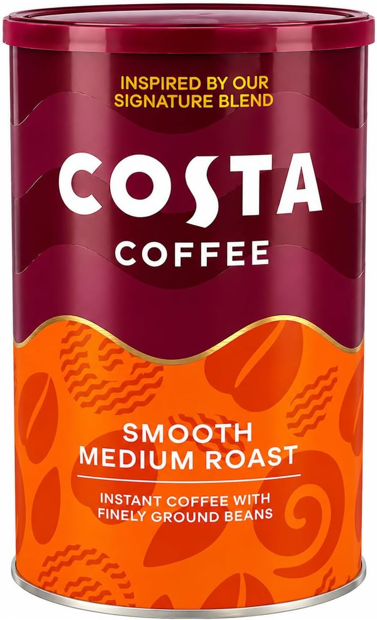 Costa Instant Smooth Medium Roast Coffee, 100g