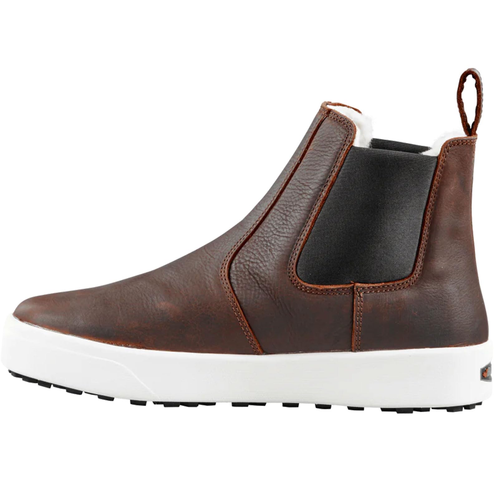 Baffin Men's STRATHCONA Winter Boots | Warm Waterproof Insulated Slip-On Leather Boots with Wool Lining & Slip-Resistant Sole