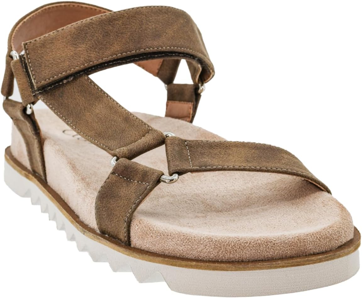Corkys Footwear Give It A Go Strappy Sandal - 0.5-inch Platform - Adjustable Comfort Straps - Soft Plush Cushioned Soles for Blissful Steps - All Day Wear