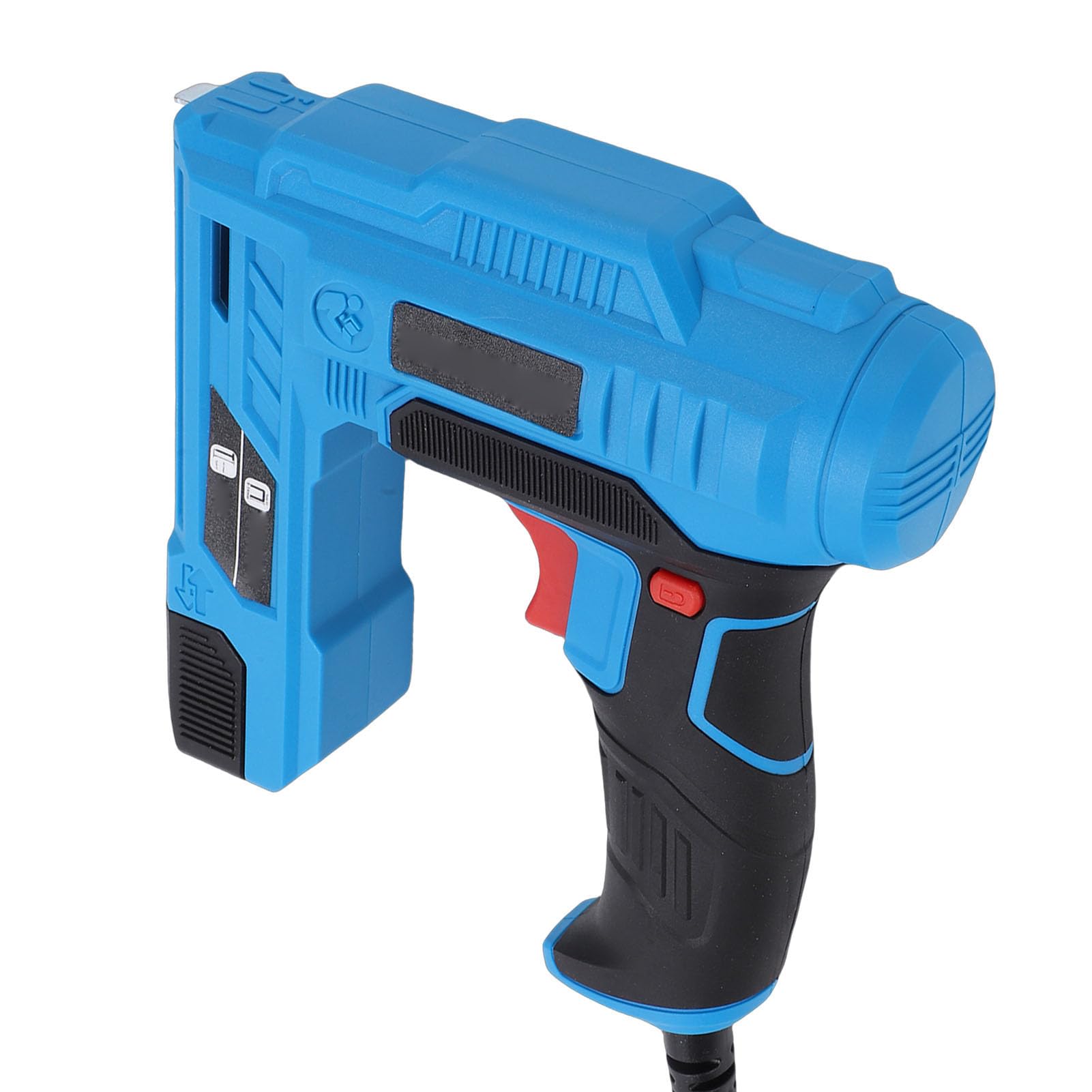 Cosiki Elektryczny Pistolet do Gwoździ i Zszywacz do Projektów Związanych z obróbką Drewna Lekkie Narzędzie 2 w 1 z 600 Gwoździami i 400 Zszywkami (wtyczka UE)