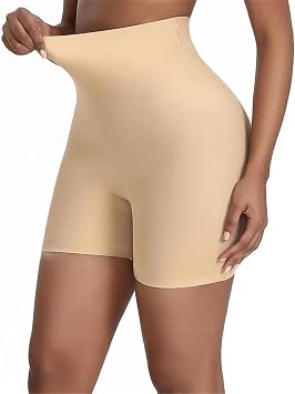 Women's Shapewear High Waisted Buttocks Lifted Belly Pants Buttocks Body Shaper for Women Plump Buttocks and Beautiful Shapeware Soft(Beige,Large)