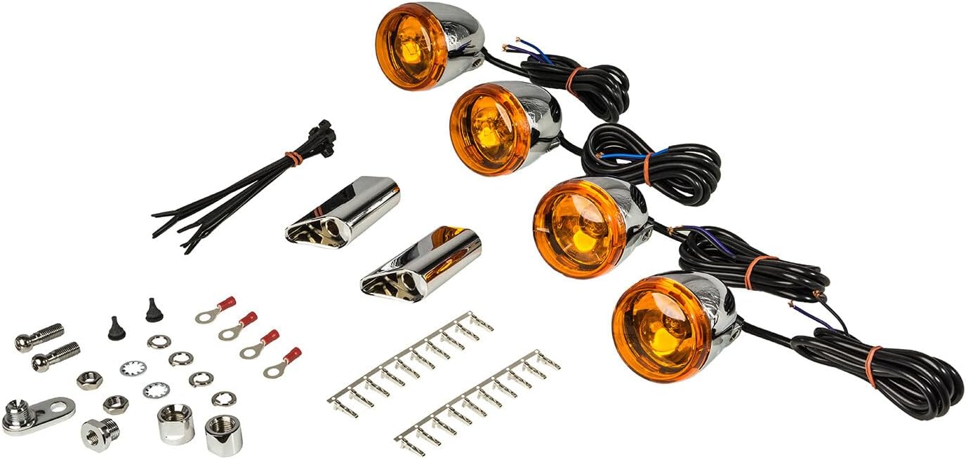 360 Twin Universal Motorcycle Turn Signal Kit Automotive