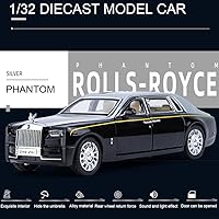 Vista 6 de Coche de juguete coleccionable Rolls-Royce Phantom de aleación, escala 132, modelo de auto fundido a presión, vehículos de juguete fantasma