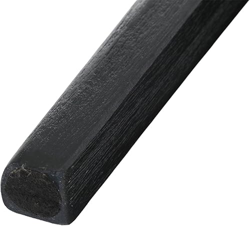 Miniatura 9 de VESCASA Silla decorativa tapizada con respaldo cuadrado de ratán, silla sin brazos con asiento acolchado para sala de estar, lino carbón con patas