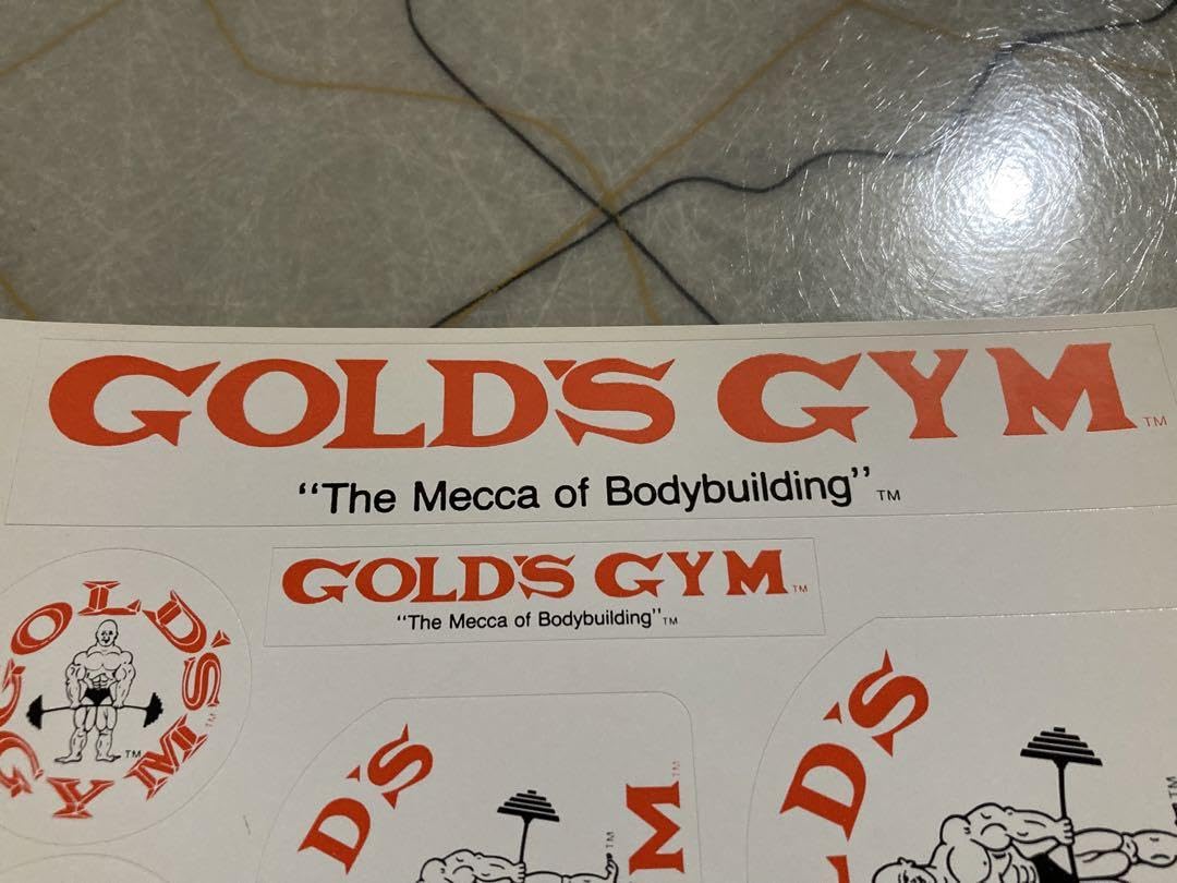 GOLD'S GYM ステッカー　レア元祖当時物 Amazon.co.jp: ゴールドジム GOLD'S GYM USA 1970s ステッカー