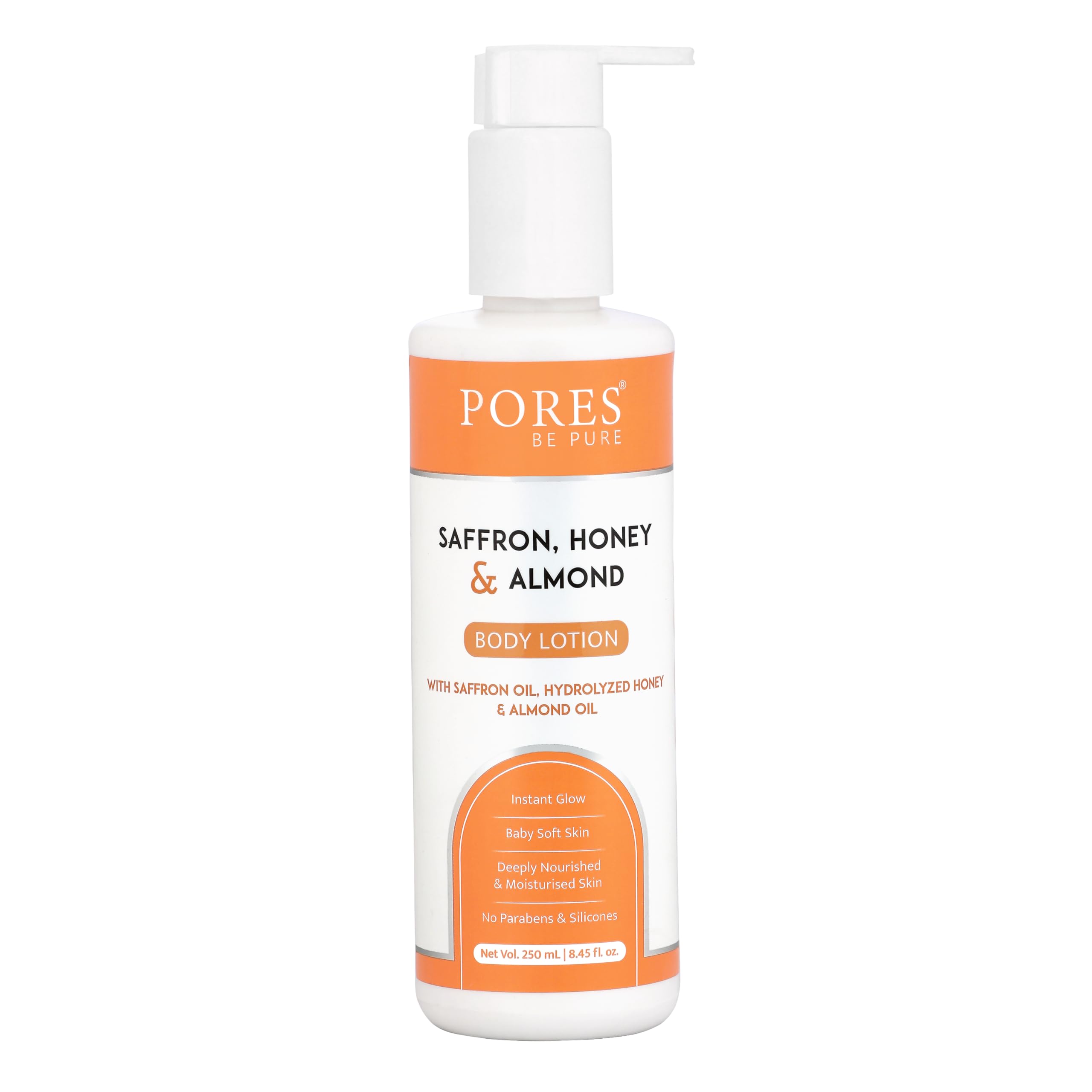 Body Lotion with Saffron, Honey & Almond | Instant Glow, Deep Nourishment & Baby Soft Skin | Paraben & Silicone Free Daily Moisturizer for All Skin Types – 250ml-image-35