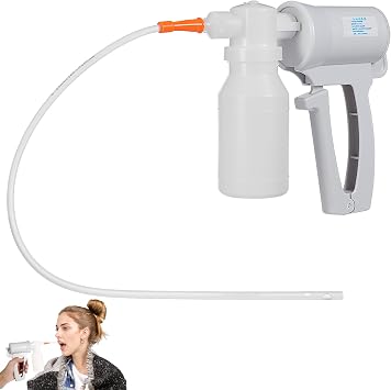 iplusmile Handheld Sputum Aspirator- Manual Phlegm Suction Machine