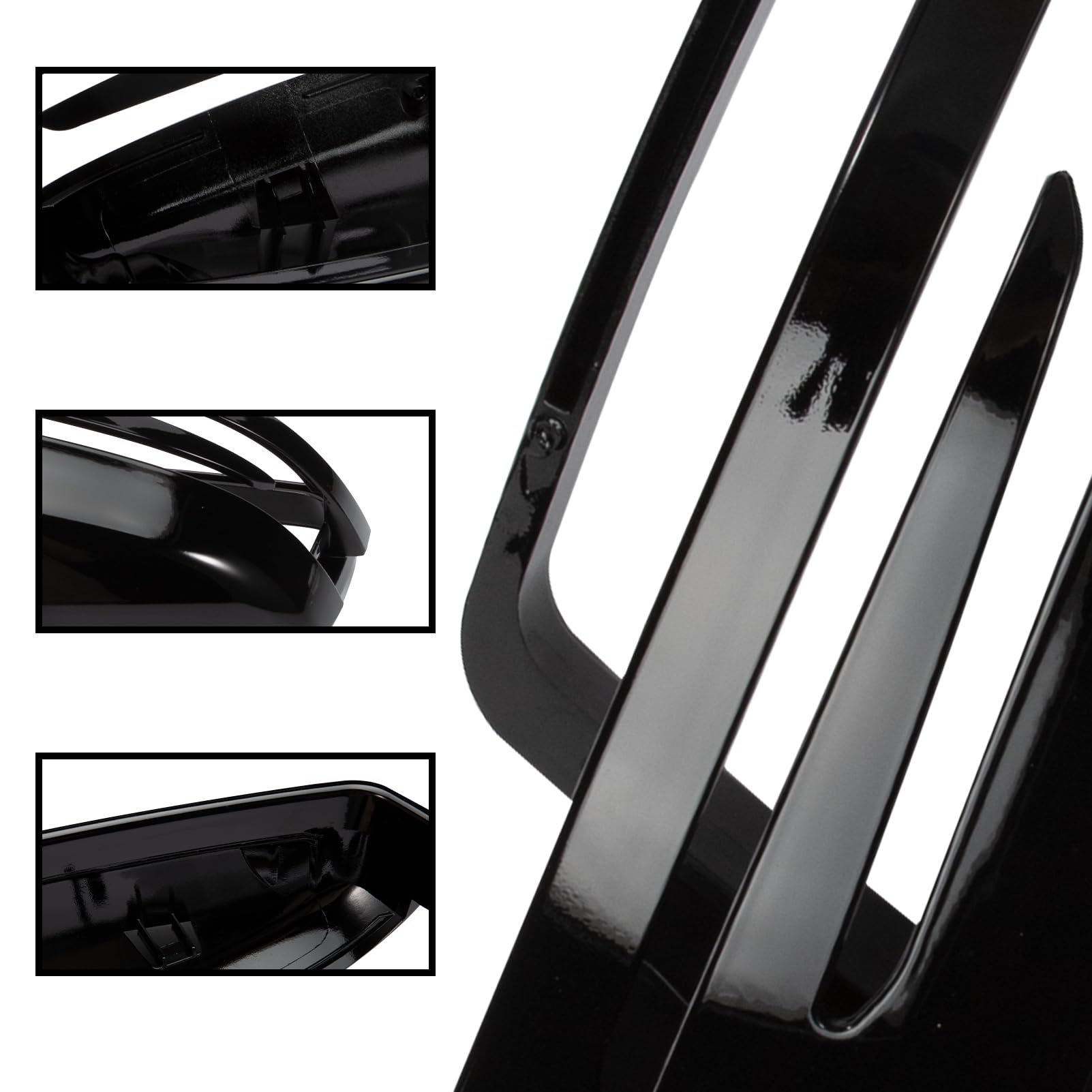 Attisfiera Rückspiegelabdeckungen 2er Set - Kohlefaser Optik Für Mercedes Modelle