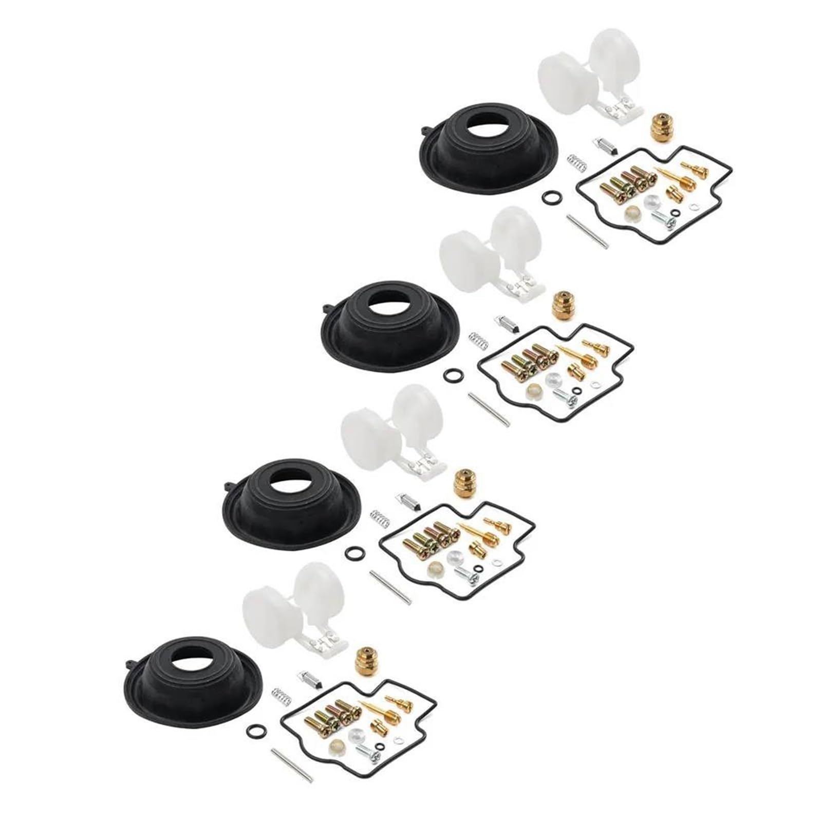 Lot De 4 Kits Réparation Carburateur Moto Et Diaphragme Pour Kawasaki Pour Ninja ZX900 ZX-9R GPZ900R 1994-2003