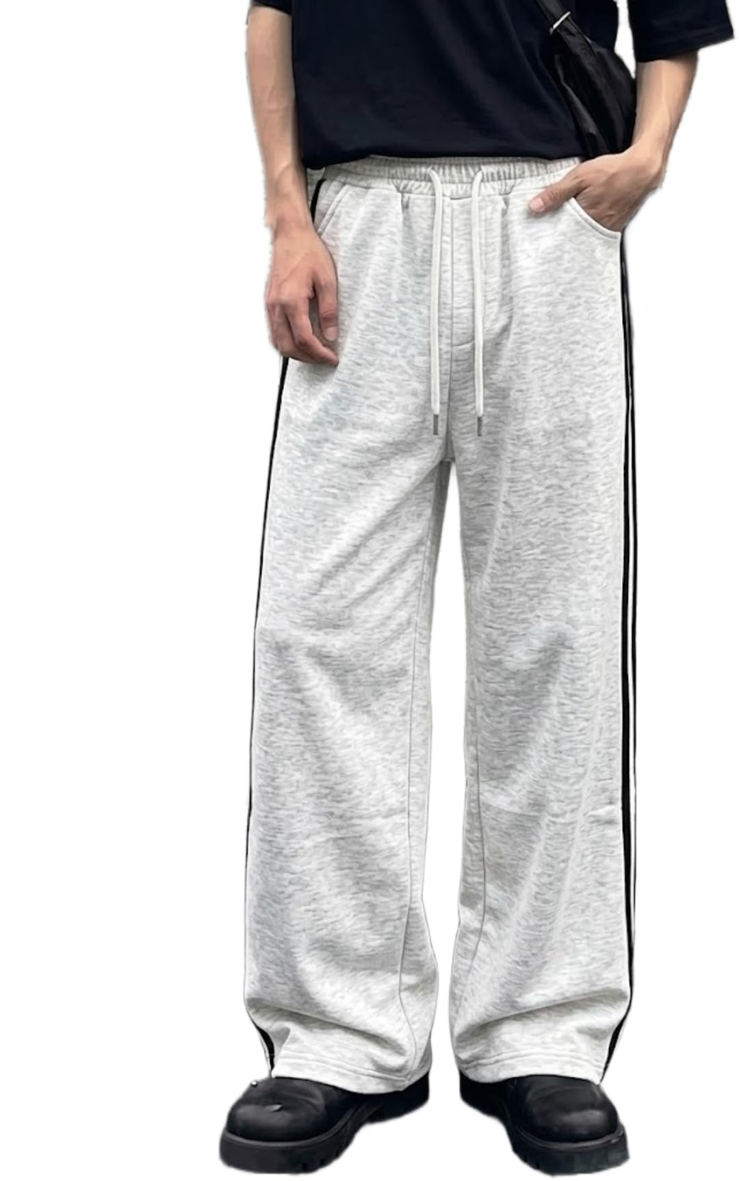 dockstreet Track Pant for Men || Baggy Fit || Track Pants || Full Elastic Jogger Track Pant || 100% Cotton-picture-51