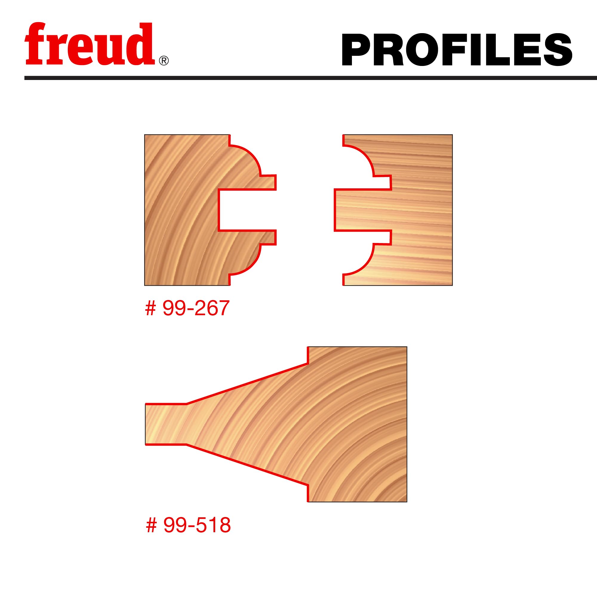 Freud 98-302 - Juego de brocas para puerta (3 piezas)