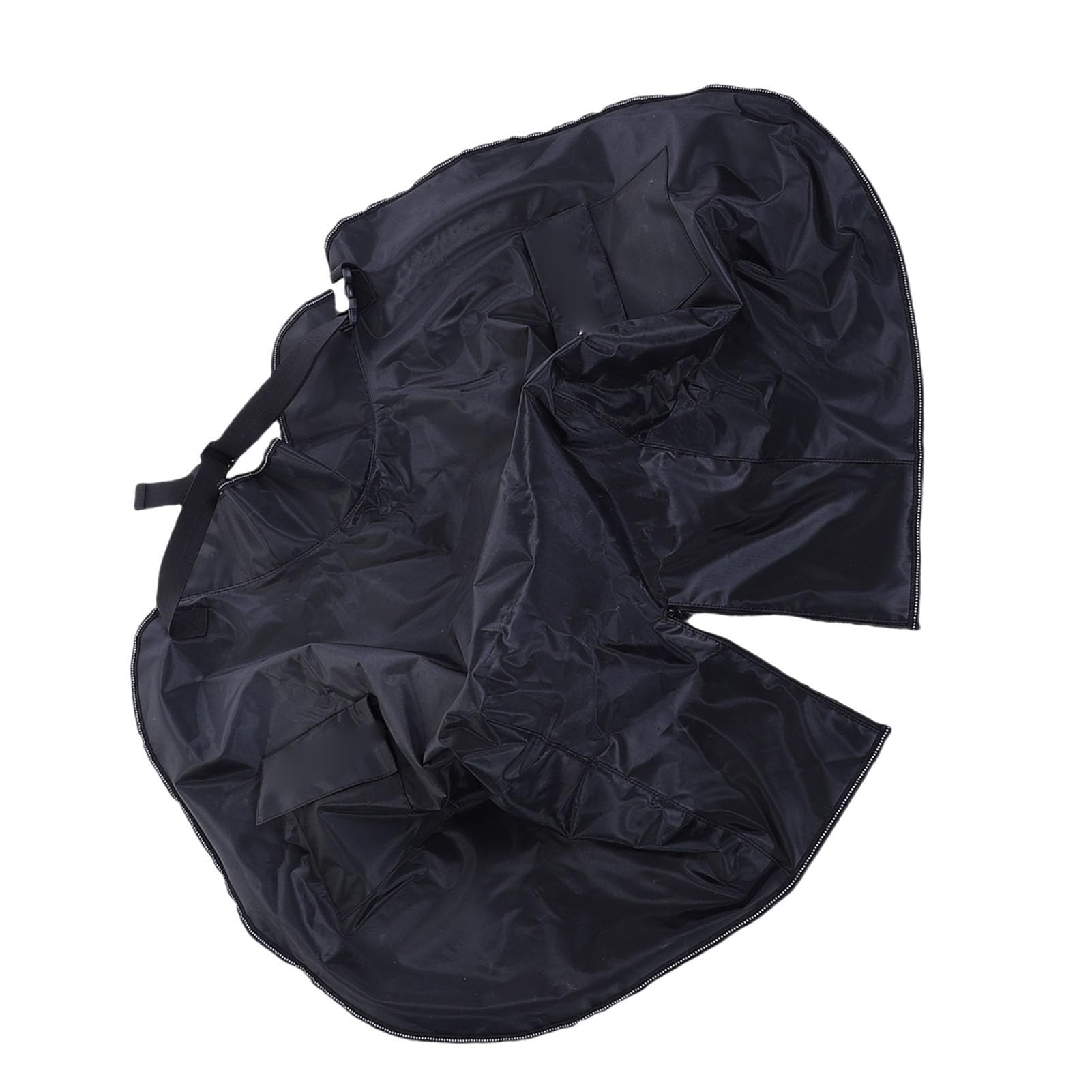 Tissting Coperta Antivento per Moto, Foderata in Pile, Impermeabile, Nero - per Scooter e Moto a Telaio Curvo, Copre Gambe e Ginocchia, Ideale per Inverno, Unisex (Taglia Unica)