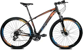 Bicicleta Aro 29 KSW XLT Color 24v Freio Hidraulico Câmbios Shimano Suspensão C/Trava