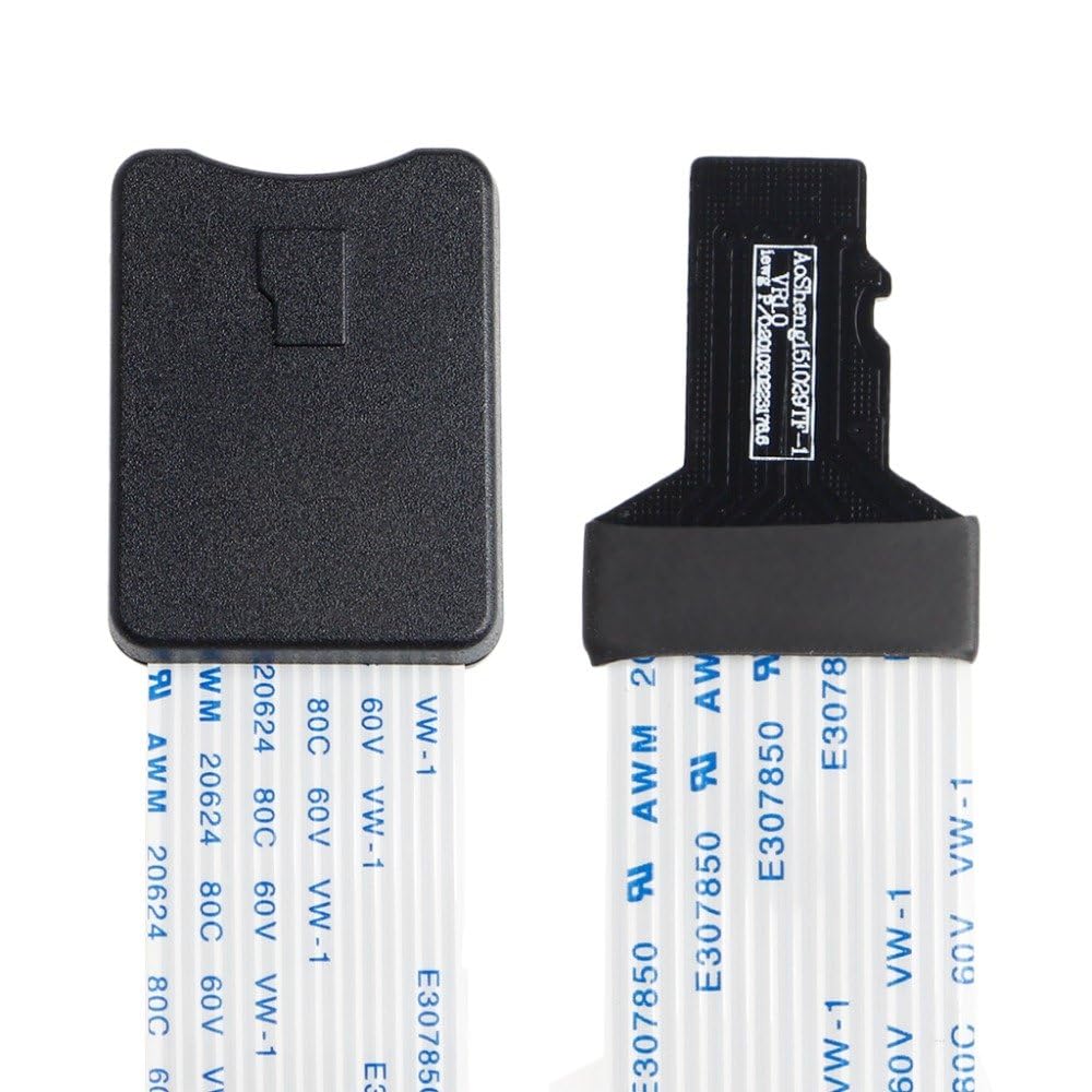 TF Male to Micro SD Card Female Flexible Memory Card Flex Extension Extender Cord Cable Adapter Reader for Car GPS Smart Mobile Phone, 60 cm-image-36