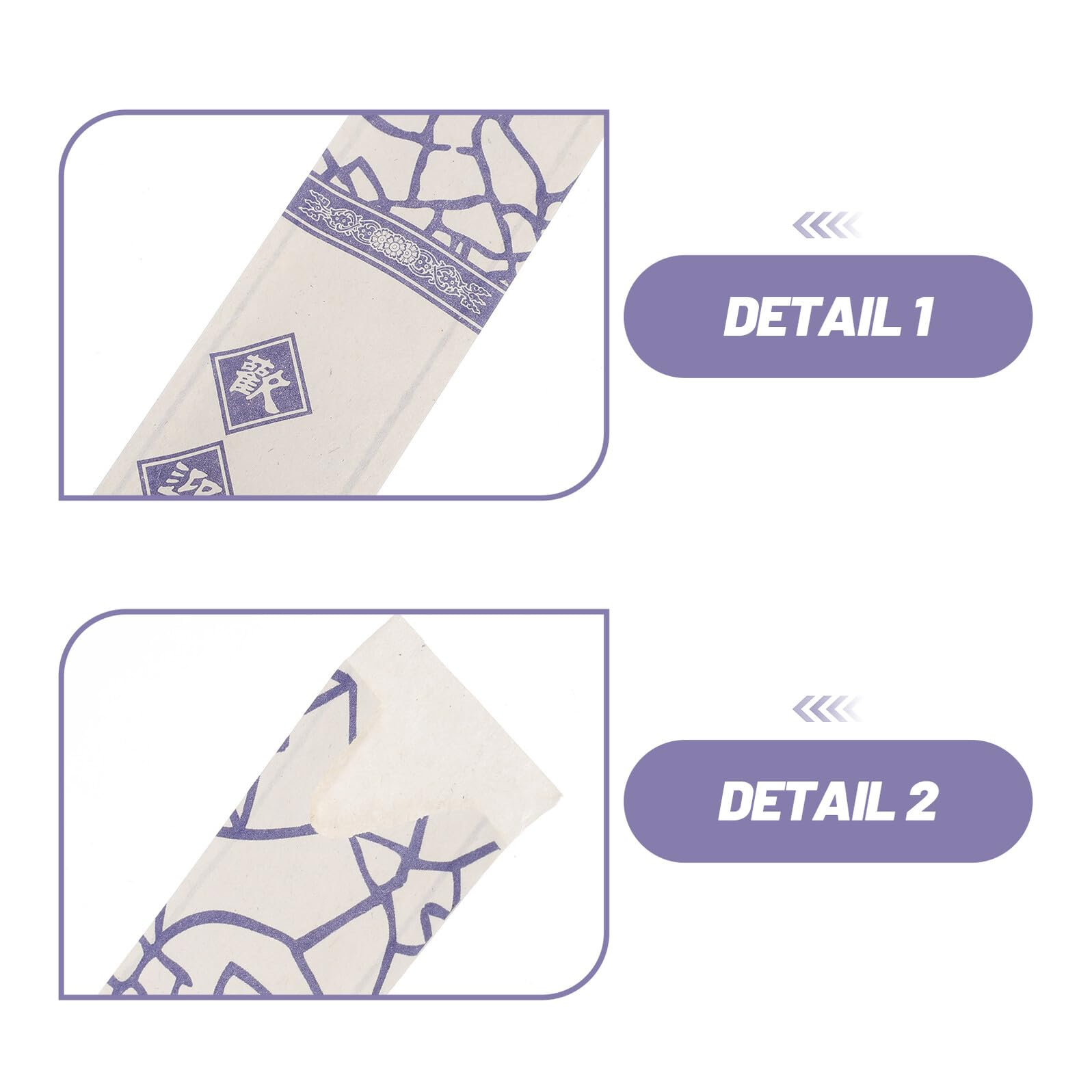 Manicotti per Bacchette di Carta Blu 1000 Pezzi, Copri-bacchette