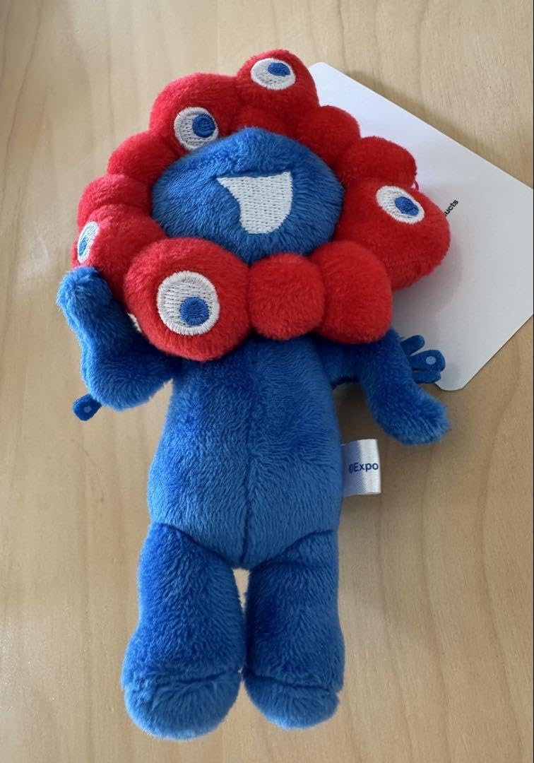 ミャクミャク　にっこり　ボールチェーンマスコット 楽天市場】ミャクミャク ぬいぐるみキーホルダー ボールチェーン