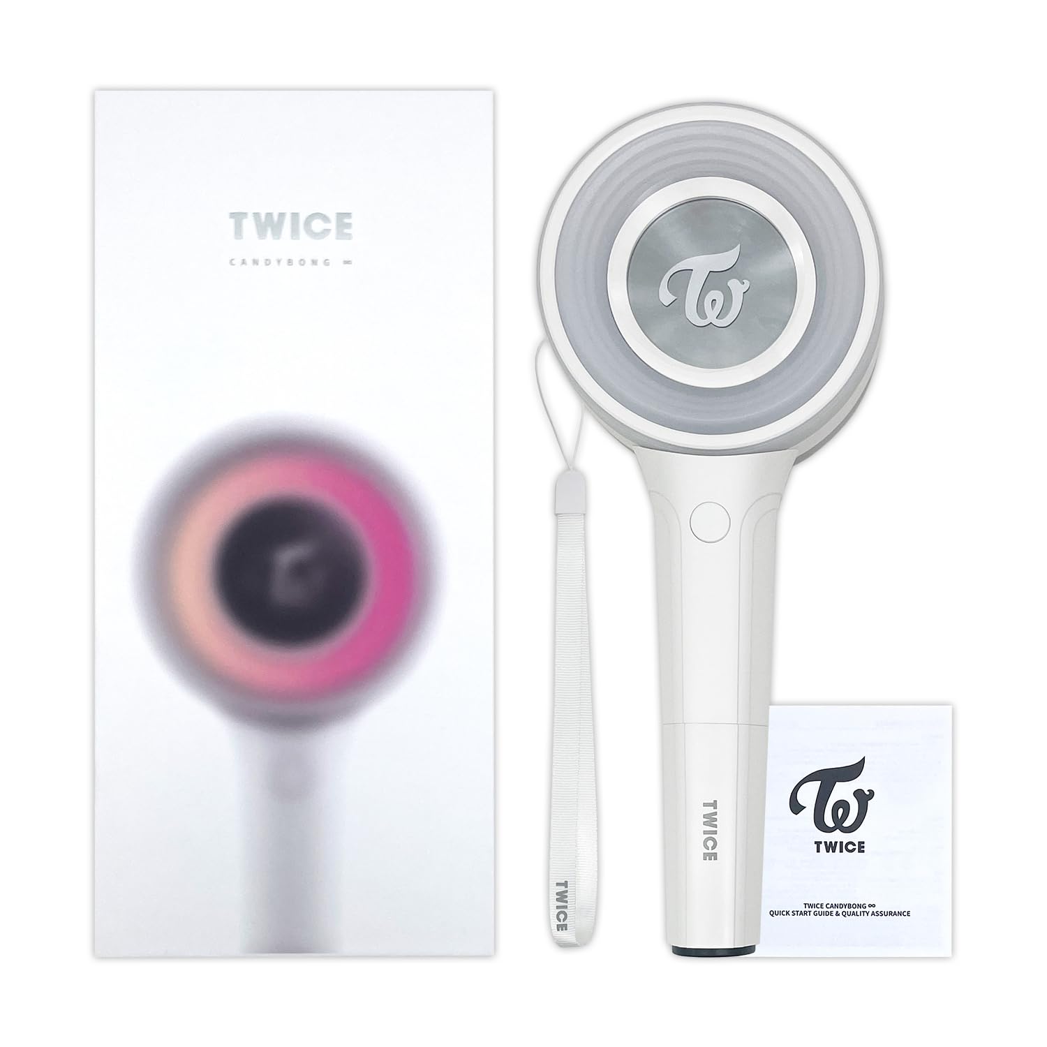 TWICE Official Light Stick Candybong Infinity Set with Strap & Pin Badges