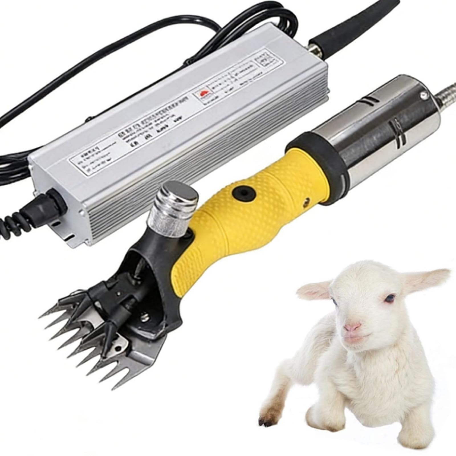 Esquiladora Ovejas, Esquiladora EléCtrica, ProteccióN Sobrecalentamiento, para Ovejas Alpacas Cabras EléCtrica Potente De Alto Rendimiento