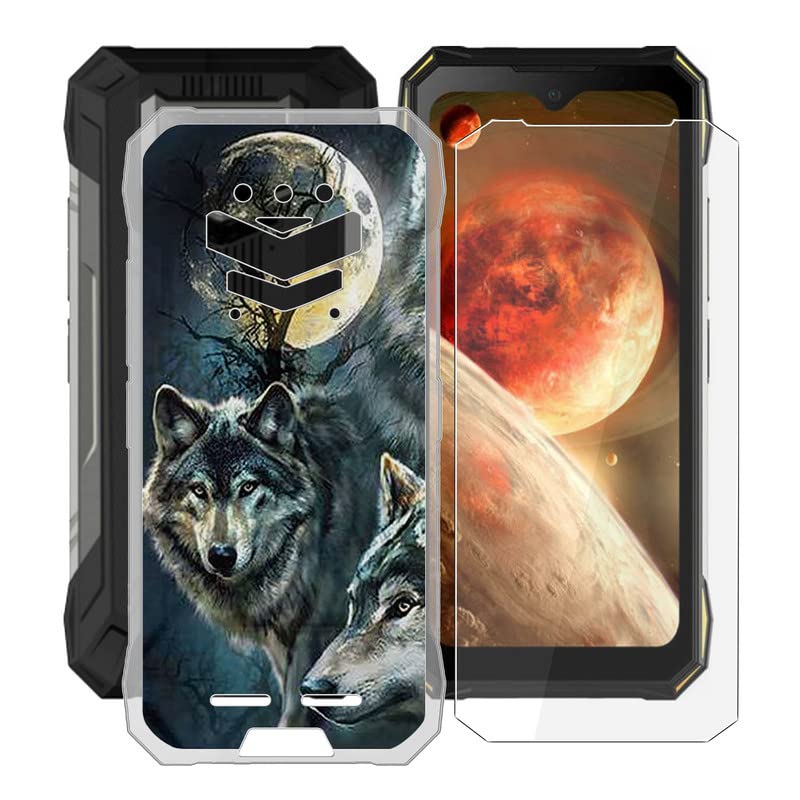 Custodia Protettiva In Silicone Per Doogee S89 + 2 Pellicole Vetro Temperato – Antiurto, Nera