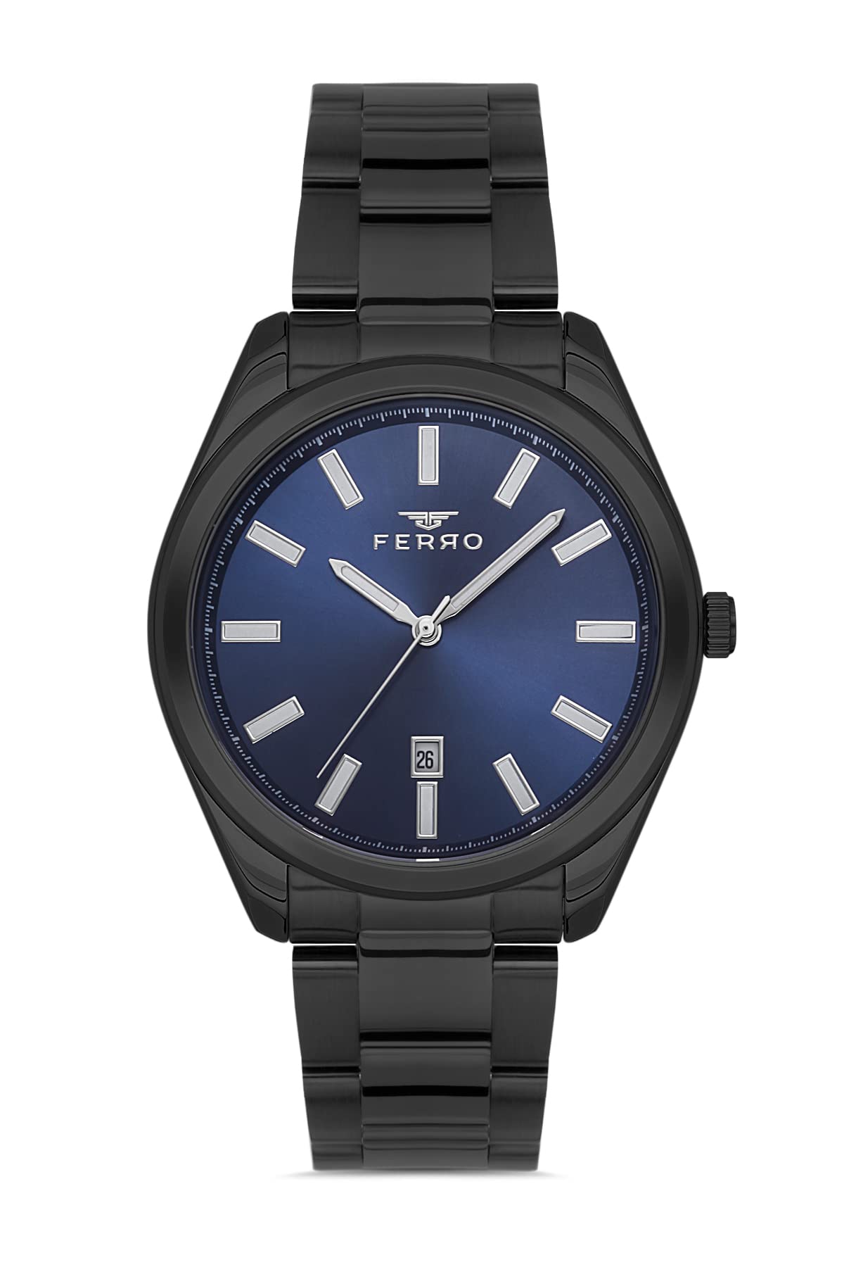 Ferro Analog Blue Dial Mens Watch-F11160A-V3 (B09RWKXBHW) Amazon Price History, Amazon Price Tracker