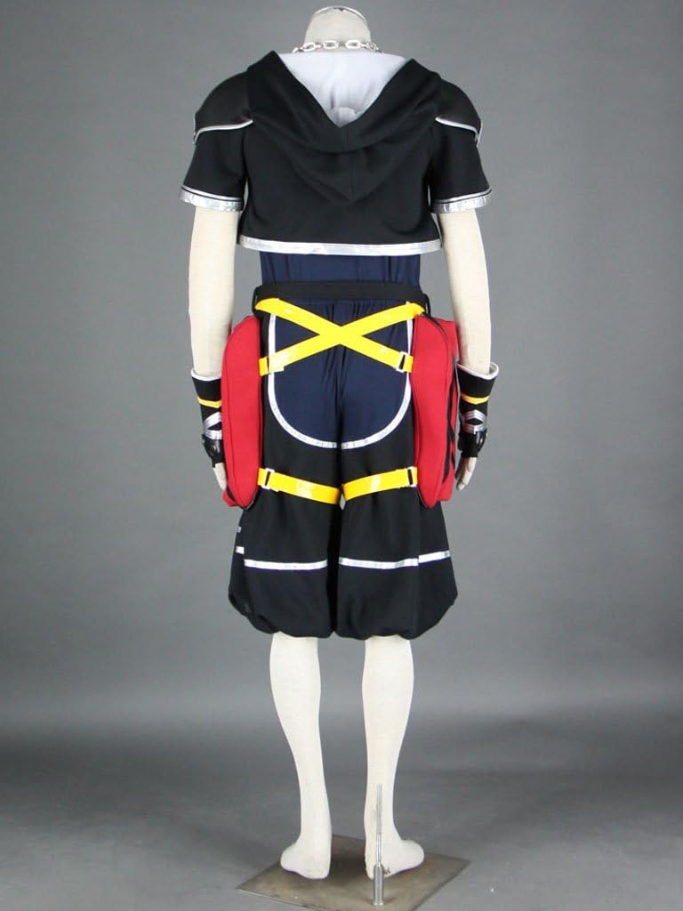 Men's Hearts Cosplay Costume Halloween Outfit Jacket Pants Tshirt Belt Bag and Gloves