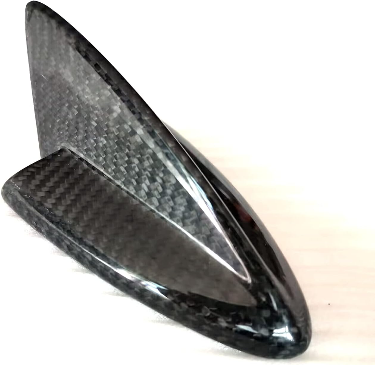 New Decorative Carbon Fiber Roof Fin Shark Pin Compatible with Lincoln Corsair Nautilus MKC Navigator MKZ MKT Zephyr Aviator Continental MKS MKX (C-Style)