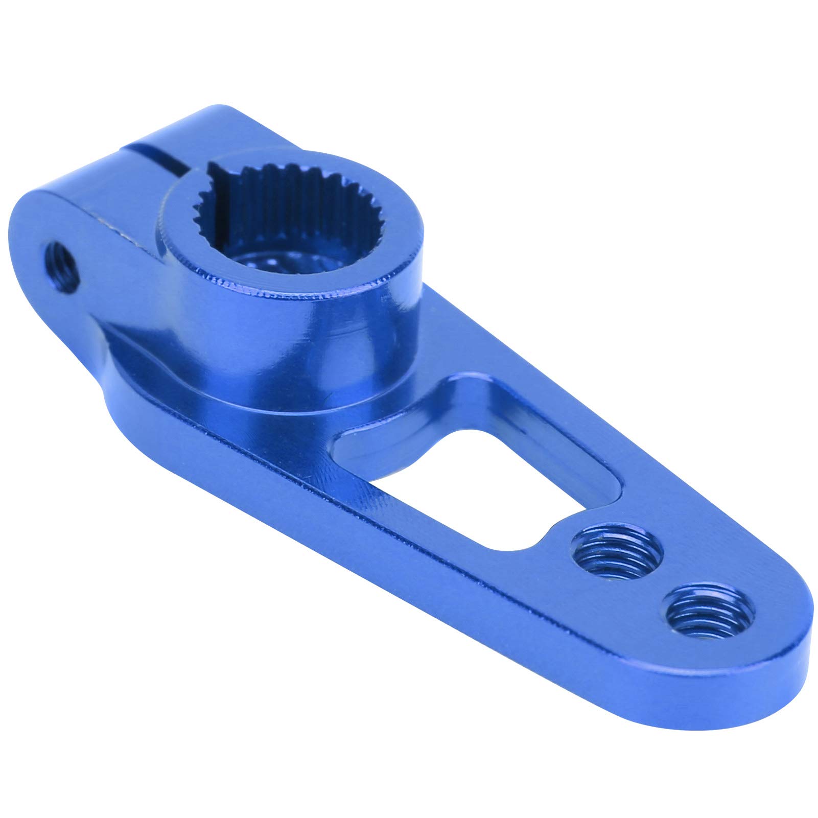 Braccio Servo 25T In Alluminio Per Auto RC 1/8 1/10, CNC, Blu