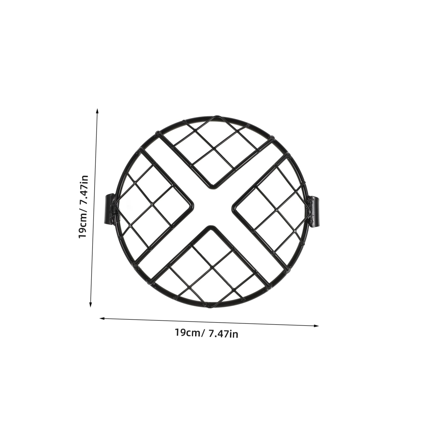 PRETYZOOM Motorcycle Headlight Grille Cover Durable Mesh Protector for Fog Lights Fit for Motorcycles Easy Installation Black Headlight Guard for Enhanced Security