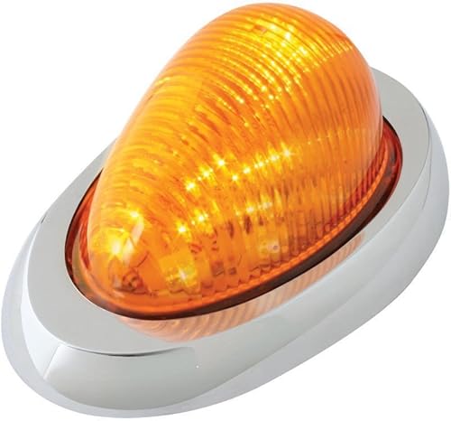 Miniatura 2 de Par (cantidad 2) 6 "ámbar Sleeper Cab LED Side MarkerTurn Led Light Clearance para Freightliner CenturyColumbia montaje en superficie 15LED,