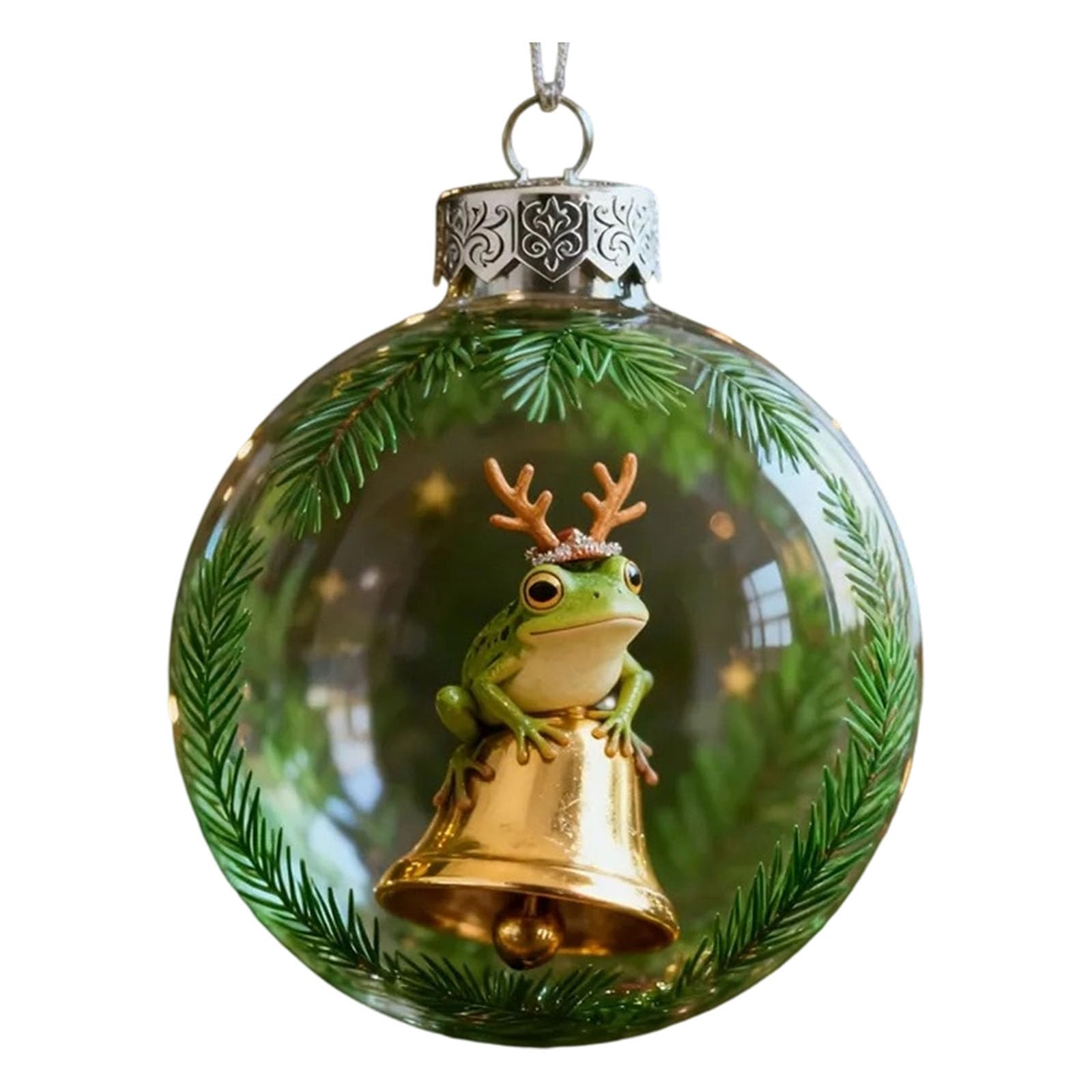 our fave Christmas Animal Ornament Shatterproof Acrylic Sphere Pendant for Tree Mantels Tabletop Holiday Decorations Animal Ornament