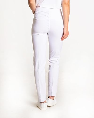 Miniatura 2 de SLIM-SATION Ropa de golf para mujer - Pantalón de pierna recta de ajuste regular con bolsillos para mujer