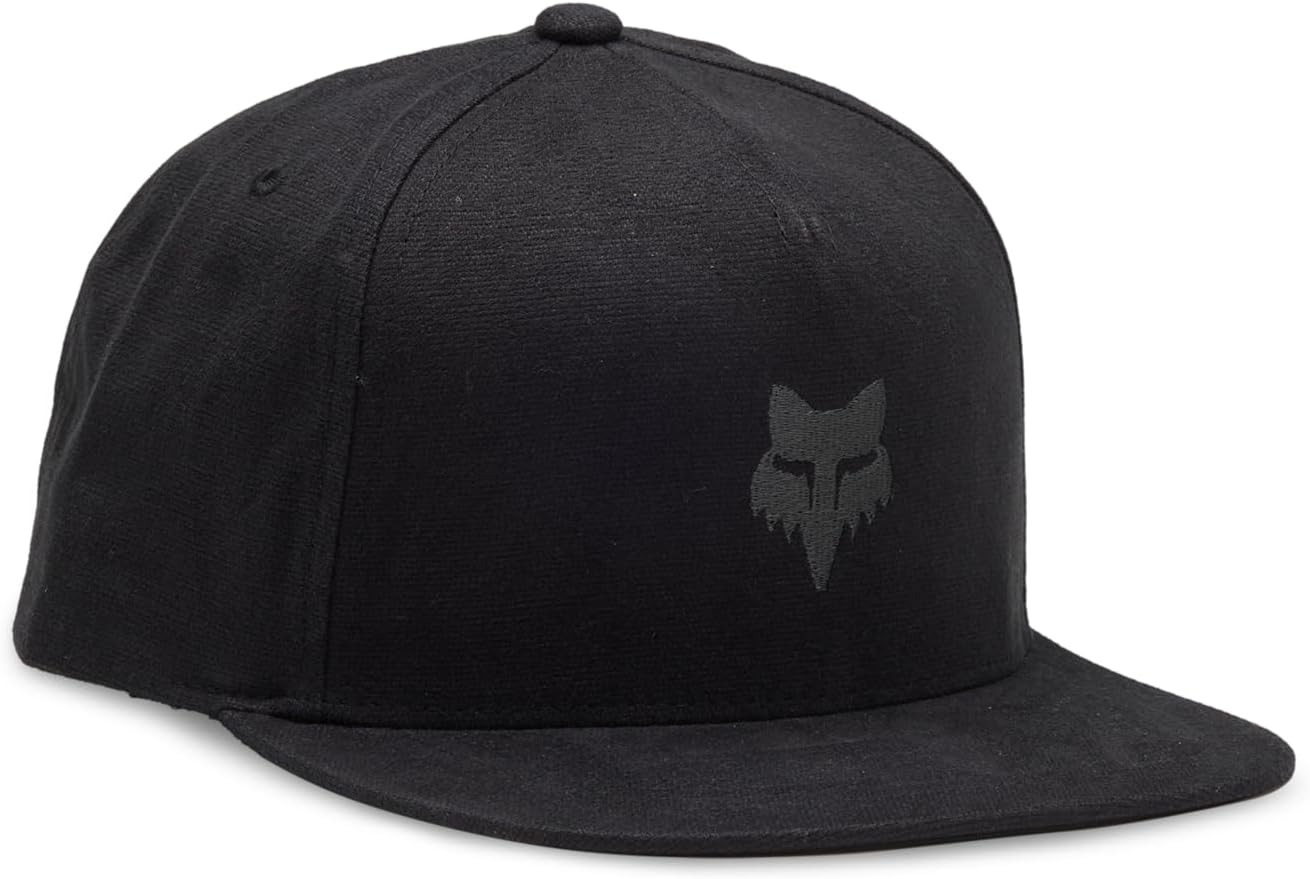 Fox Racing Fox Head Snapback HAT, Black/Charcoal, One Size