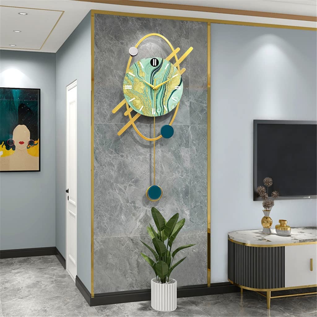 Nordic Living Room Drukowana Tarcza Wiszący Zegar ścienny Spersonalizowany Okrągły Cichy Zegar Do Salonu