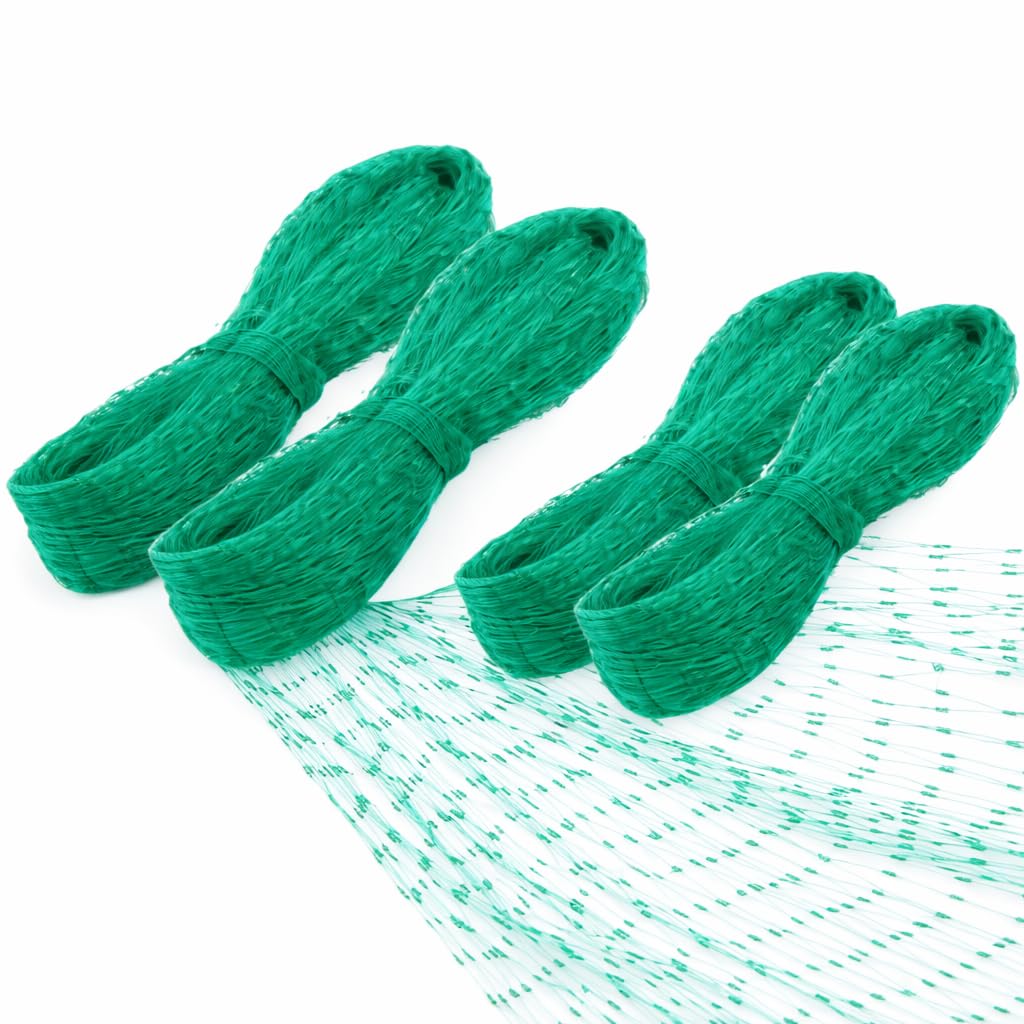 Garden Mile 8m x 80m Heavy Duty Garden Bird Netting Mesh – UV Resistant PVC Nylon Plant Protection Net for Fruit Trees, Vegetables & Allotment Crops – Pond Cover & Wildlife Deterrent