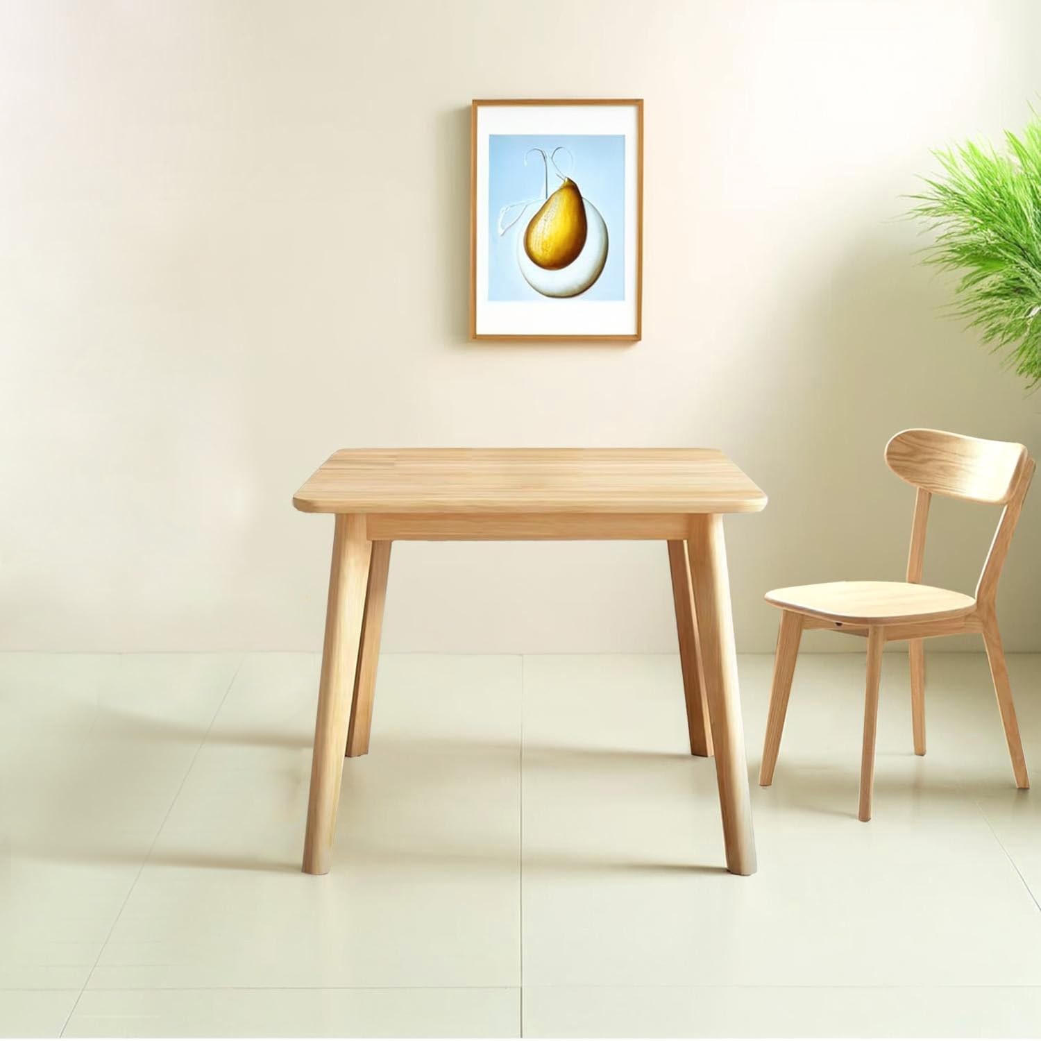 正方形　ダイニングテーブル ウィンザーダイニングテーブル 正方形 幅80cm×80cm［チェコ・TON