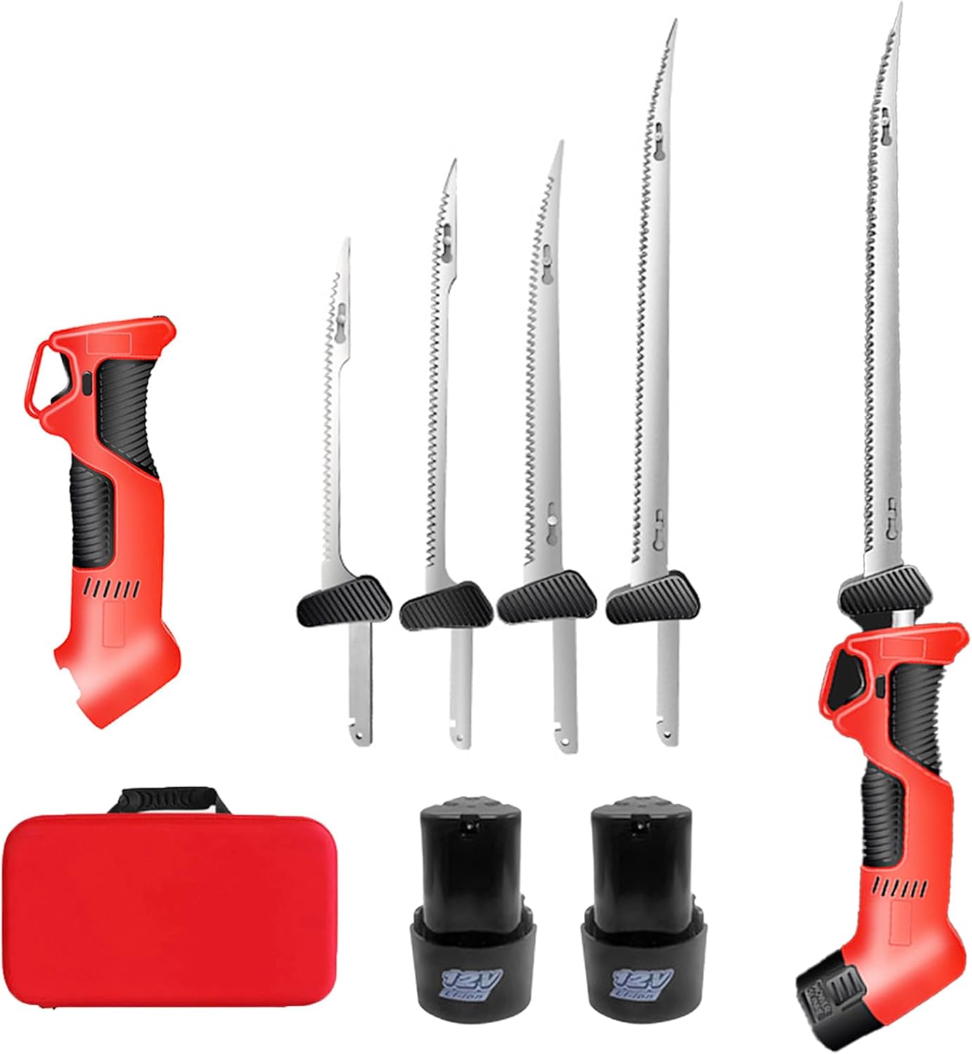 HRKIFSP Rechargeable Electric Knife for Fishing,Cordless Electric Fillet Knife with