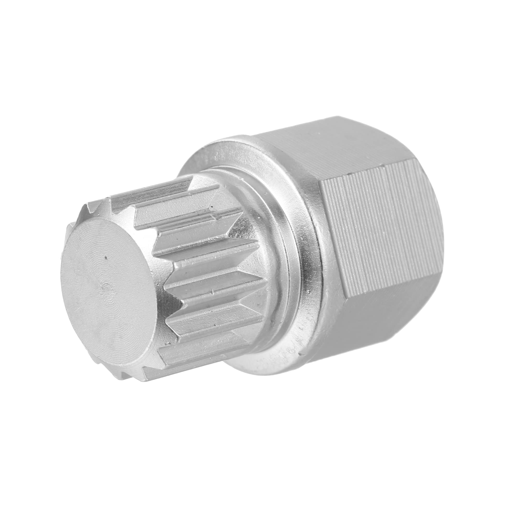 A ABSOPRO Clé Anti-Vol D'Écrou De Roue ABC0/10PT Pour VW 1 Pièce | Acier Chromé, 20x30mm, Ø14mm, Pour Audi, ABC0/10PT, ABC4/15PT, Enlever/Installer Écrous Anti-Vol