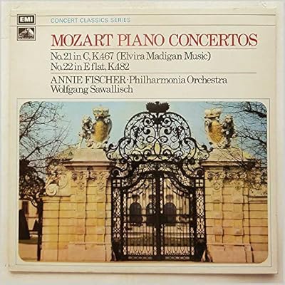 Piano Concertos / No.21 In C, K.467 / No.22 In E Flat, K.482 - Wolfgang Amadeus Mozart - Annie Fischer, Wolfgang Sawallisch LP