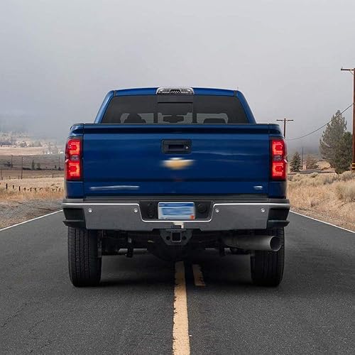 Miniatura 7 de GRAND ORANGE Luz LED de 3 luz de freno de montaje alto compatible con Chevy SilveradoGMC Sierra 2014-2018 luz trasera de parada de carga lámpara