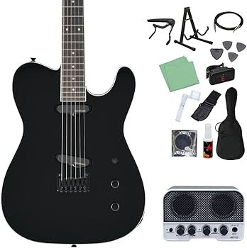 ブラック テレキャスタータイプ エレキギター Amazon | FERNANDES TEJ-STD SH BLK エレキギター初心者14点セット