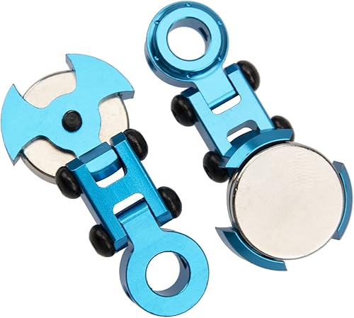 Miniatura 5 de ShareGoo - Paquete de 4 piezas de actualización de montaje de poste de metal magnético invisible, compatibles con Axial SCX10 HSP Redcat D90 110 RC