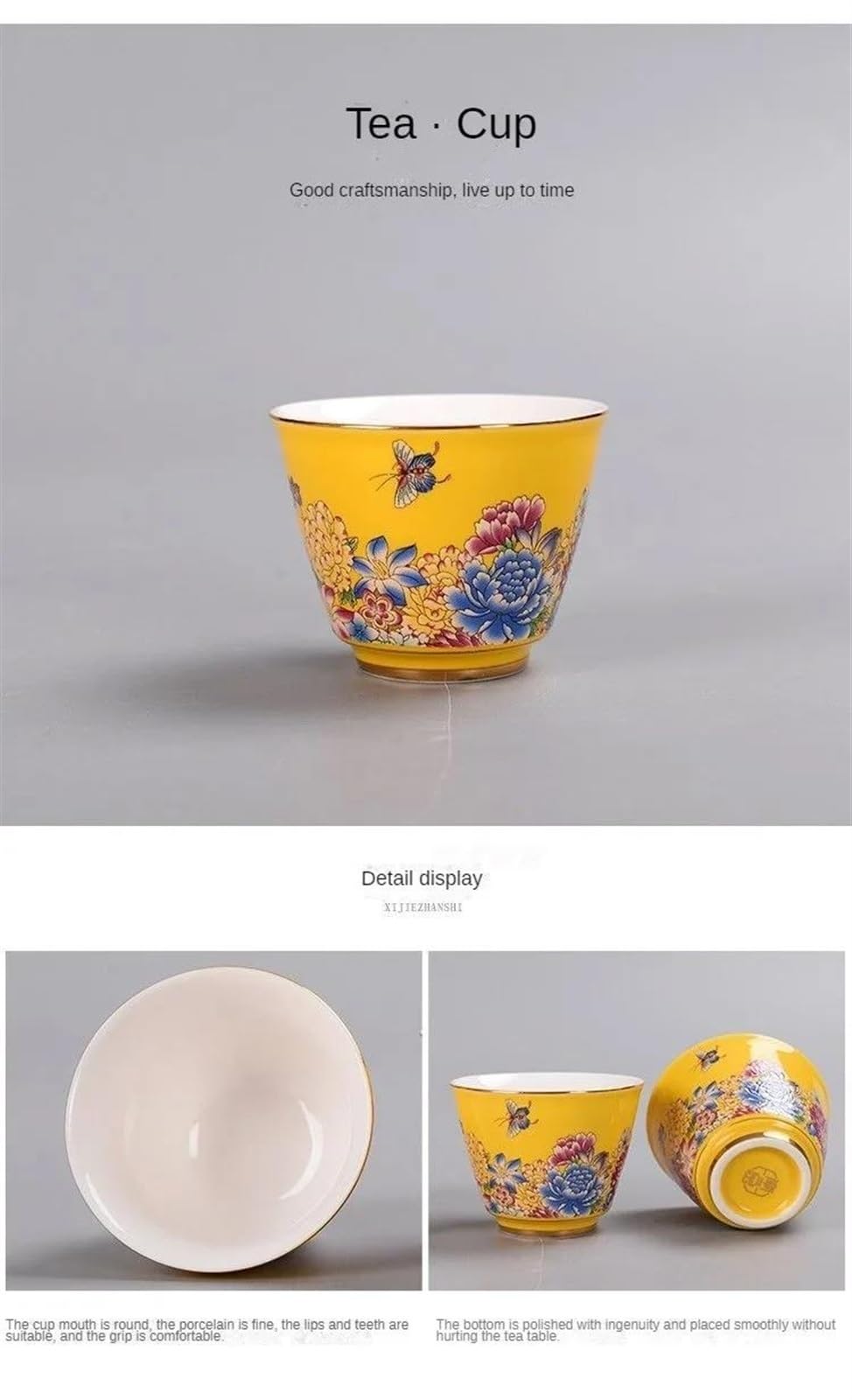 Teetassen-Sets Keramik-Emaille-Teekanne Farbig Bemalt Wassertopf Teetasse Deckel Schüssel Beheizter Wasserkocher Infuser Teekanne Ton Kung-Fu-Tee-Set Reise-Teeset(A)