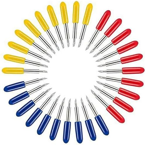 Miniatura 9 de Cuchillas de cuchillo del cortador del vinilo 101PCS 30/45/60 grados para el trazador del corte de Roland